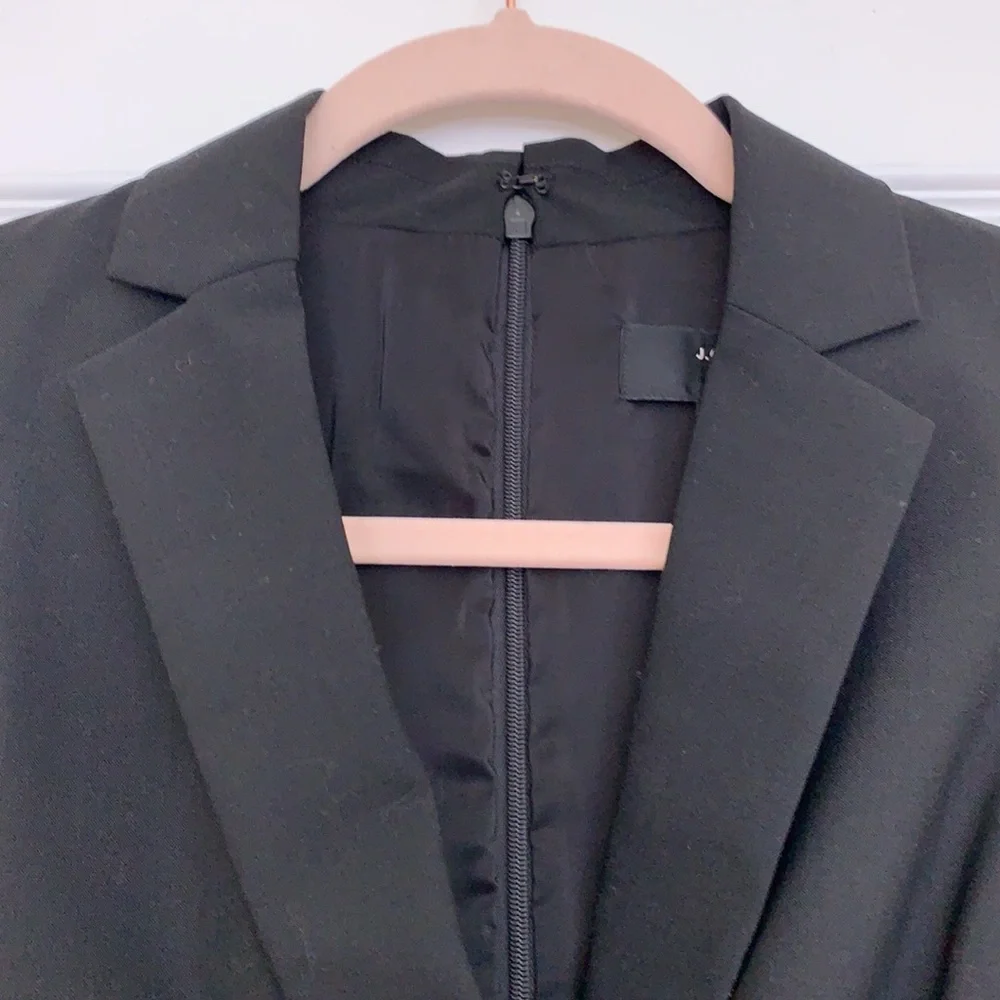 J. Crew Black Sleeveless Sheath Dress